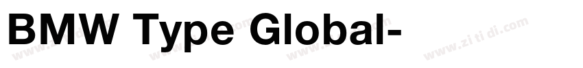 BMW Type Global字体转换